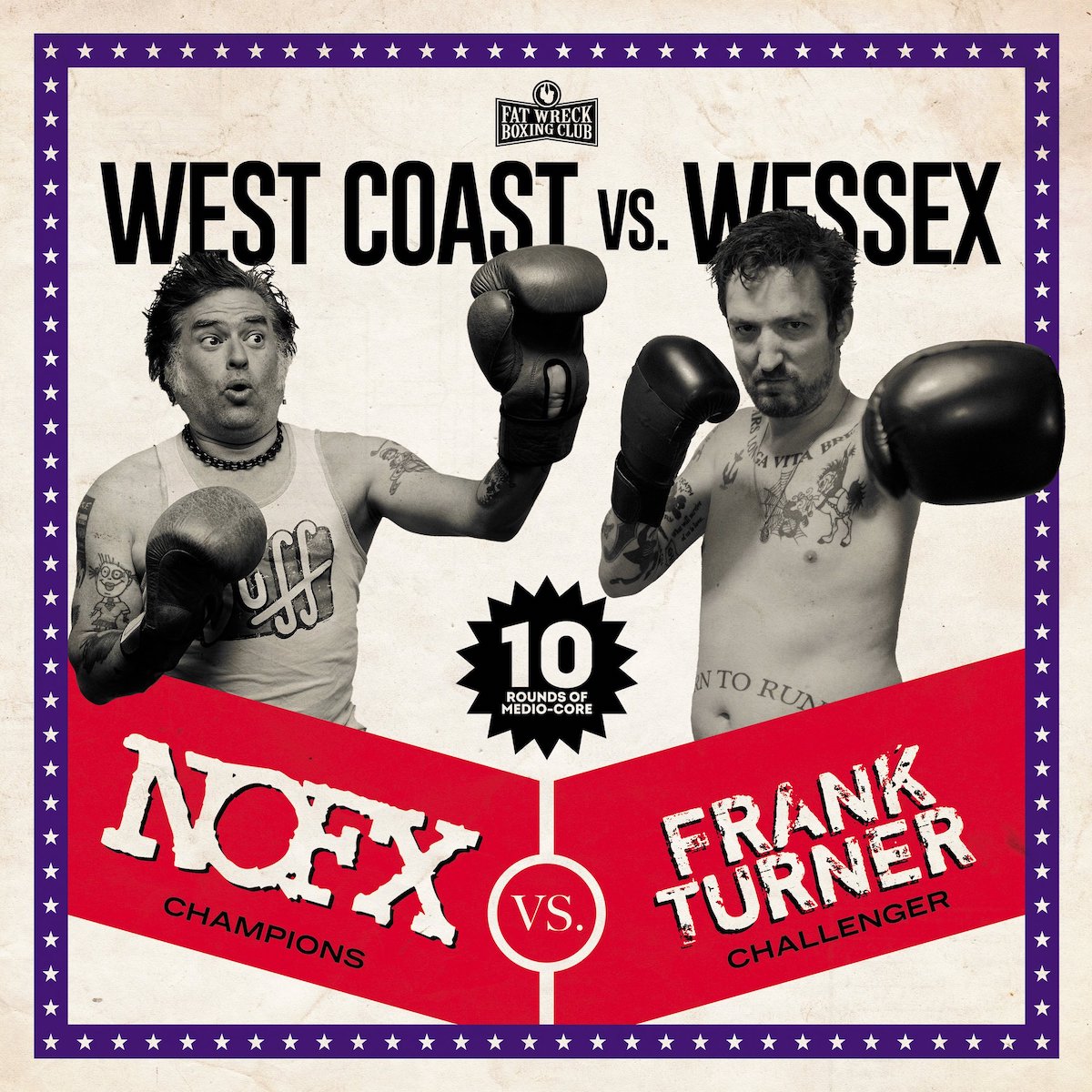 Two very political acts, performing each other’s songs. NOFX is archetypically SoCal snot-nose punk, while Frank Turner is from a proud tradition of left-leaning UK strummers, but the songs fare well in any protester’s hands.